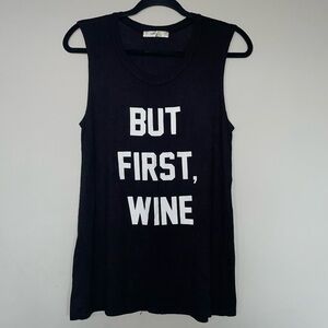 But First Wine Tank Top